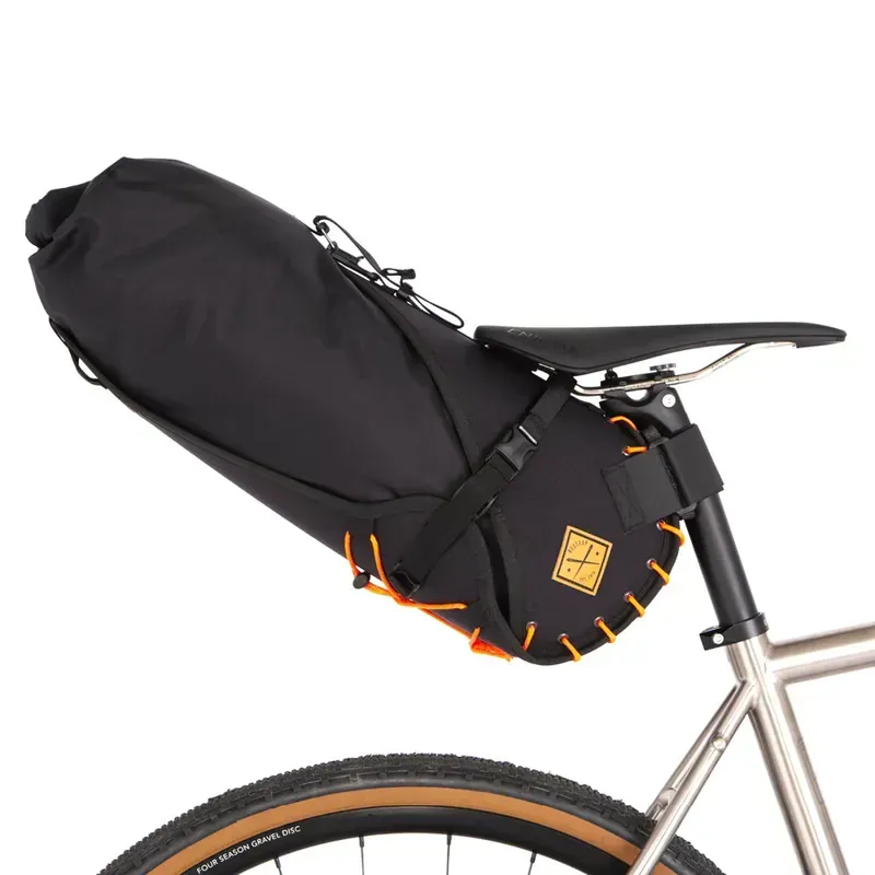 Restrap 14l Saddle Bag in Black/Orange