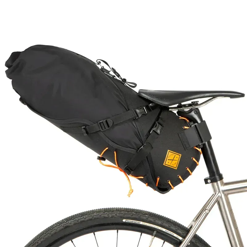 Restrap 18l Saddle Bag in Black/Orange