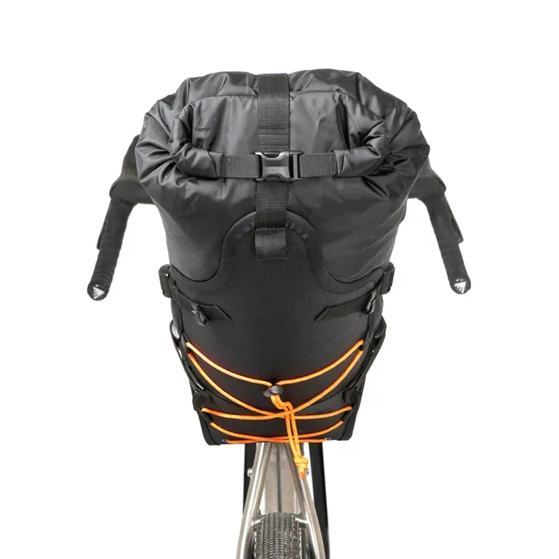 Restrap 18l Saddle Bag in Black/Orange-1