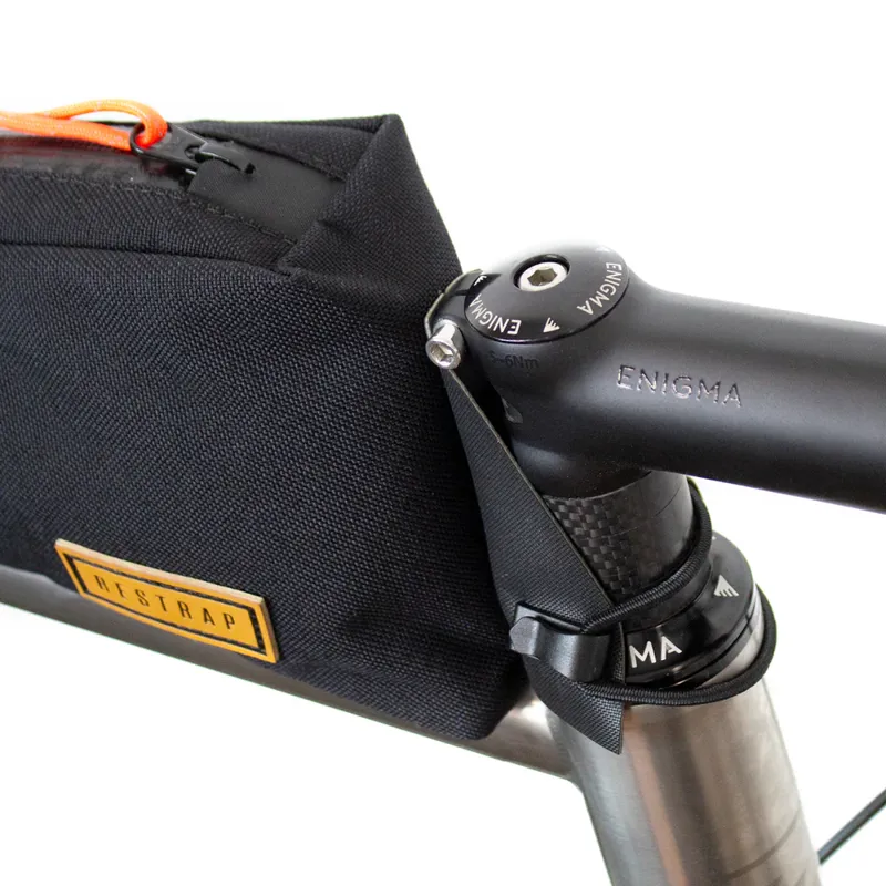 Restrap Top Tube Bag - 0.8L - Black-2