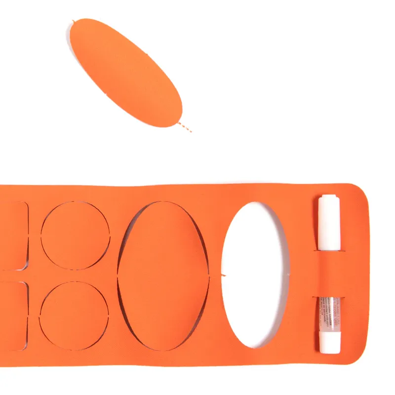 Restrap Tyre Boot Kit - Orange - 8cm x 2cm-3