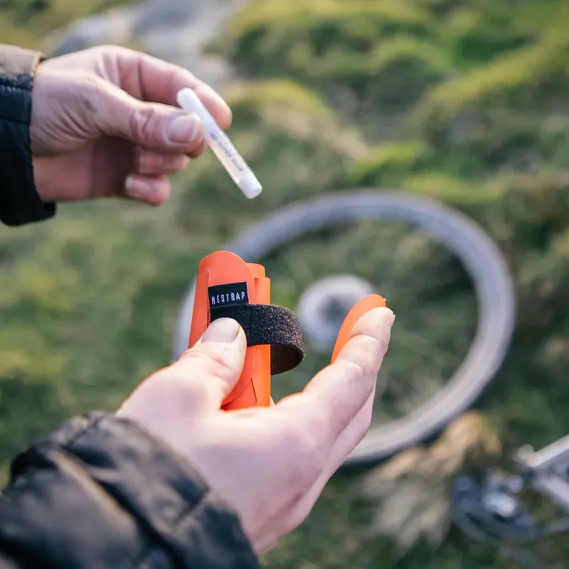 Restrap Tyre Boot Kit - Orange - 8cm x 2cm-4