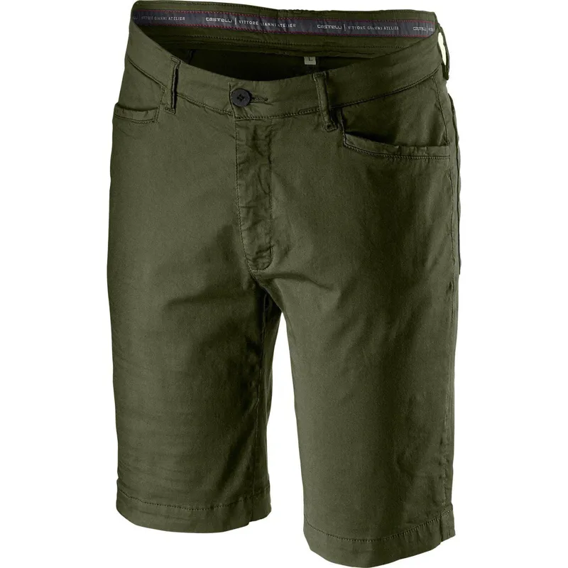 Castelli VG 5 Pocket Shorts in Green