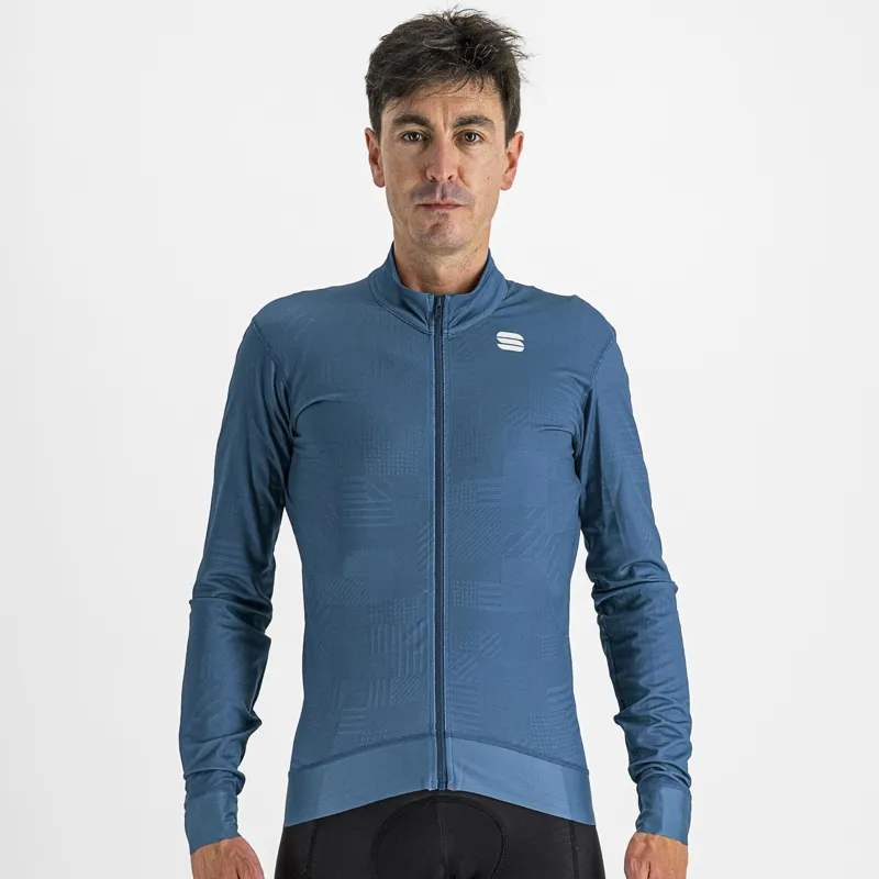 Sportful Loom Thermal Jersey in Blue Sea