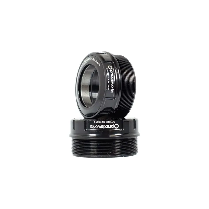 Praxis Works M30 T47 E.B. Threaded 68/73mm Bottom Bracket in Black