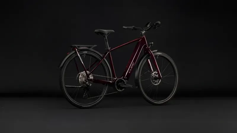 Cube Kathmandu Hybrid C:62 SLX 400X Bike in Liquid Red-2
