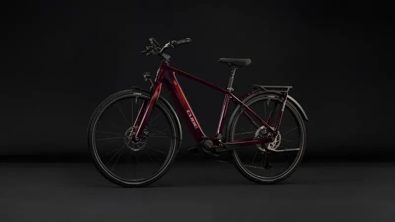 Cube Kathmandu Hybrid C:62 SLX 400X Bike in Liquid Red-3