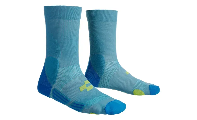 Cube Mountain Socks in Blue