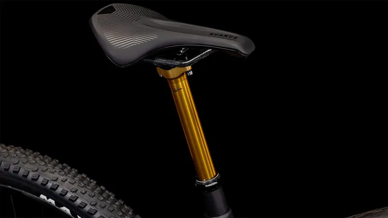 Cube AMS Hybrid One44 C:68 SLT - Electric Mountain Bike - Carbon / Gold Dust-8