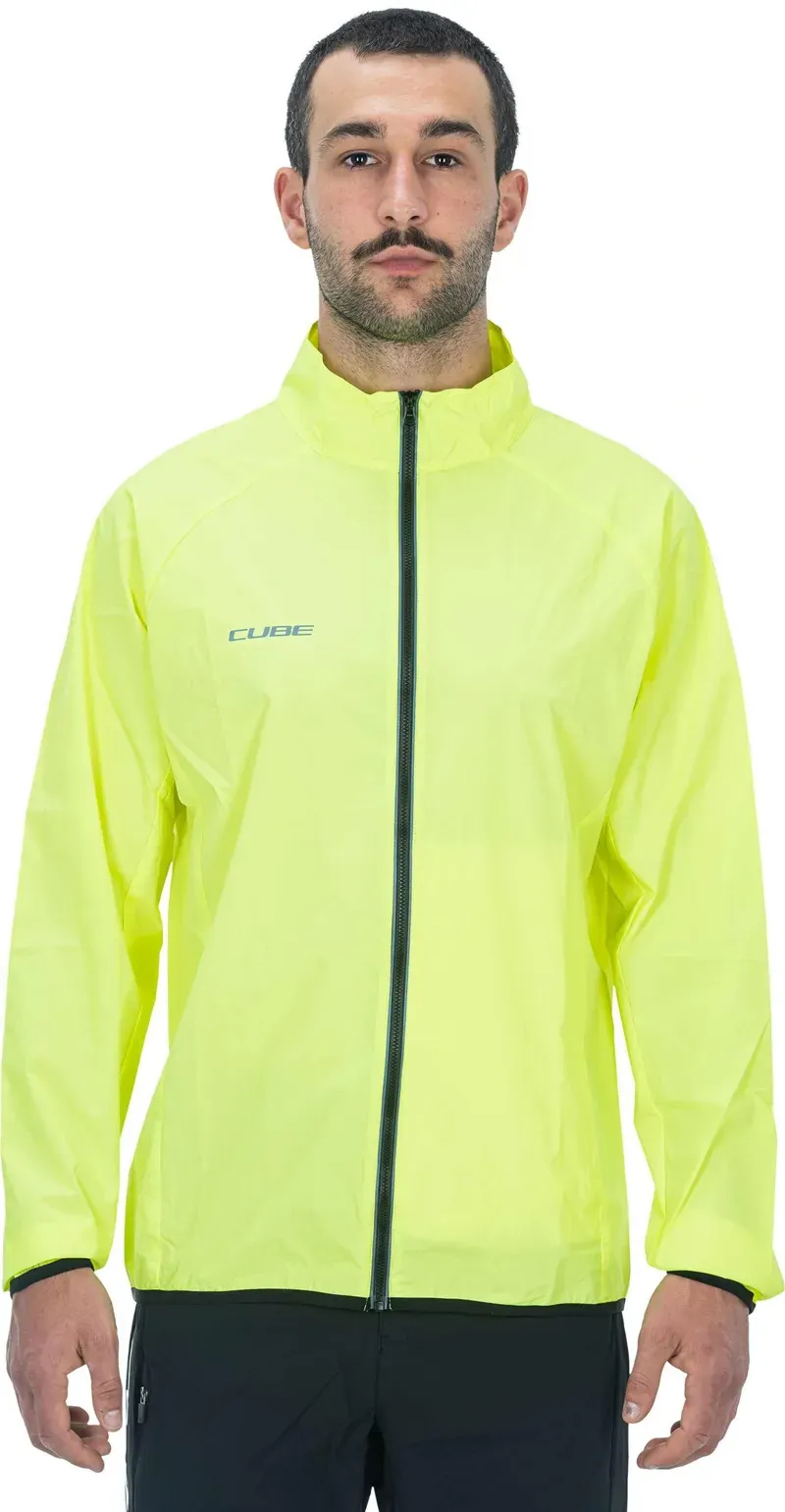 Cube ATX Wind Jacket in Neon Yellow-1