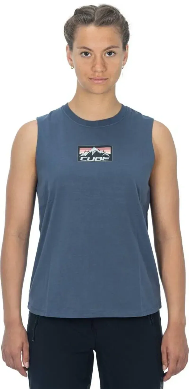Cube Organic Women's Tank Top Summit Anthracite in Anthracite-1