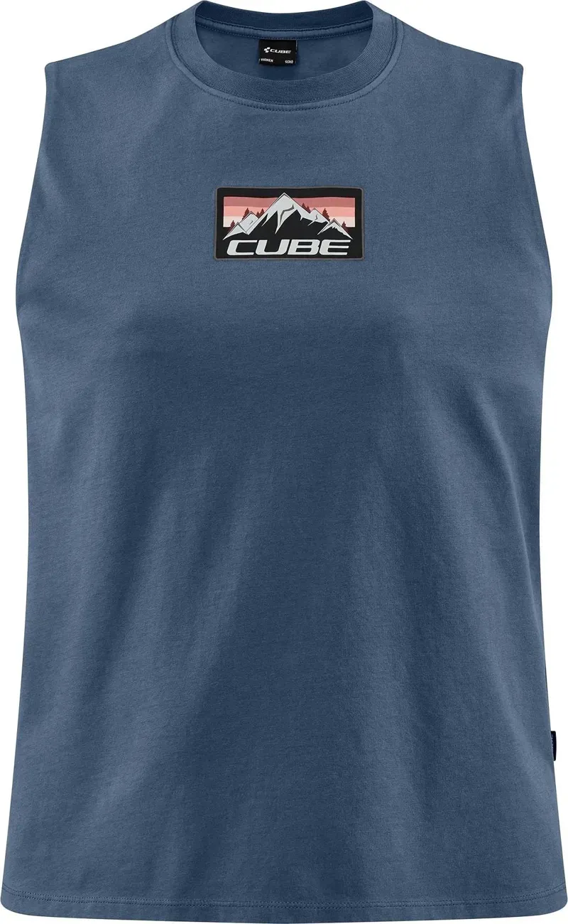 Cube Organic Women's Tank Top Summit Anthracite in Anthracite