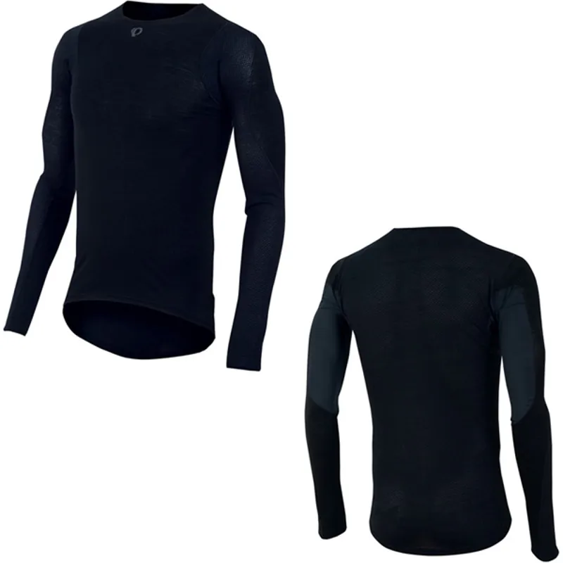 Pearl Izumi Transfer Wool Long Sleeved Mens Baselayer in Black