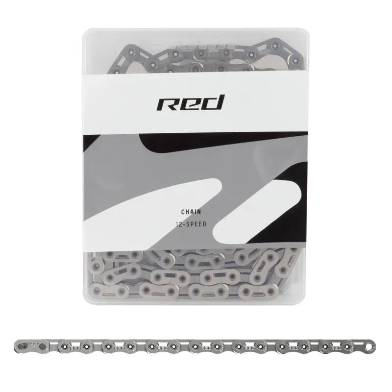 SRAM Chain Red E1 Flattop W/Powerlock 12 Speed: SILVER 1