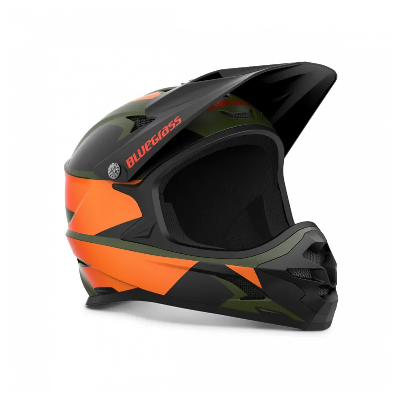 Bluegrass Intox Full Face Helmet - Green / Orange-1