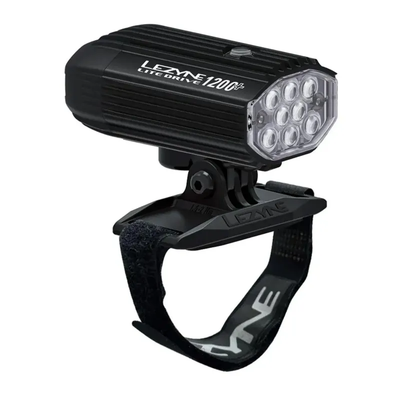 Lezyne Helmet Lite Drive 1200+ - Helmet Light - 1200 Lumen - Black