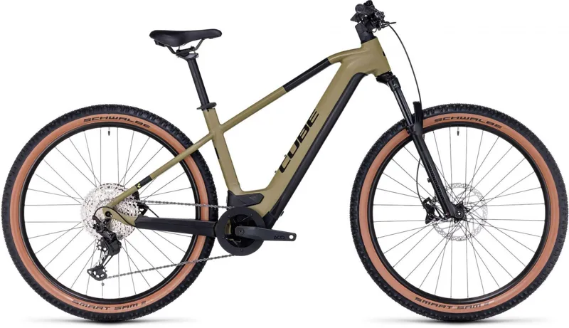 2023 Cube Reaction Race - Electric Mountain Bike - Olive/Green