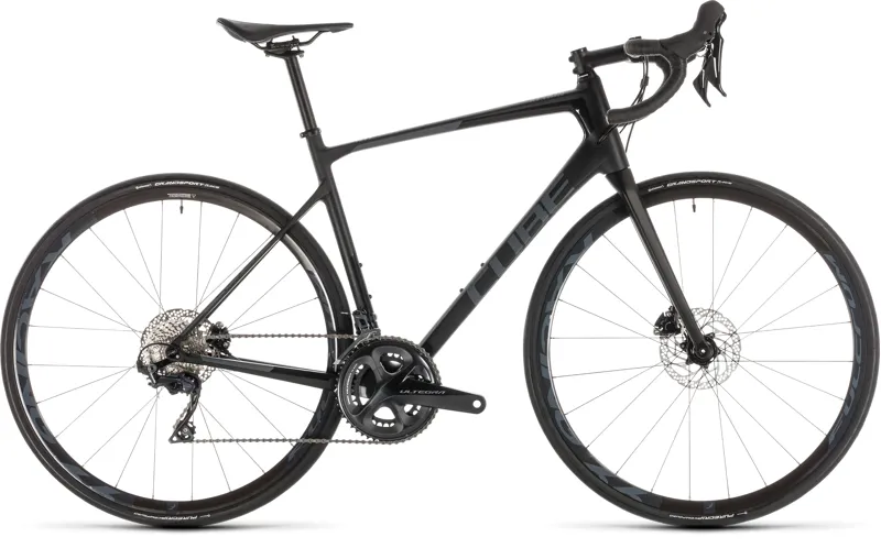 2019 Cube Attain GTC SL Disc Carbon Road Bike in Black