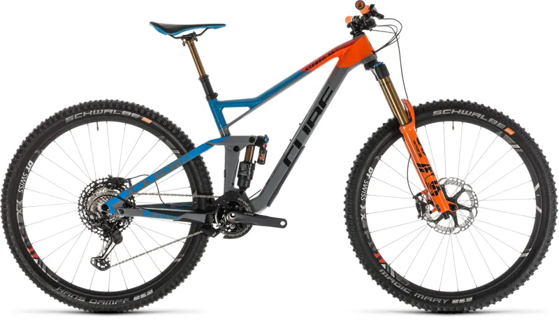 2019 Cube Stereo 150 c:68 29 Carbon Mens FS Mountain Bike ActionTeam