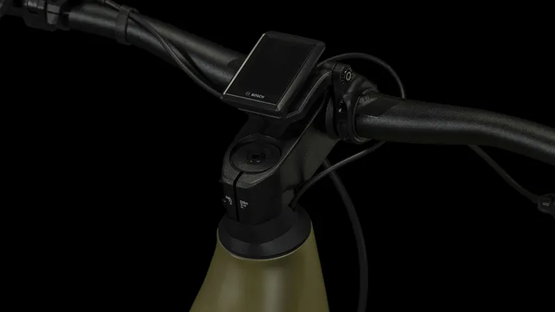 2024 Cube Reaction Hybrid Race 750 - Easy Entry Electric Mountain Bike - Olive / Green-2