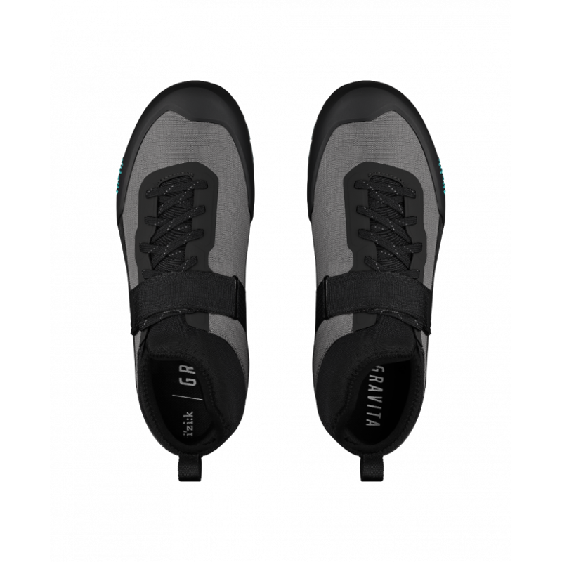 Fi'zi:K Gravita Tensor - 2Bolt Mountain Bike Shoe - Grey / Aqua-2