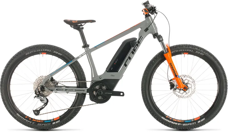 2020 Cube Acid 240 Hybrid Youth 400 ACT Electric Mountain Bike Grey