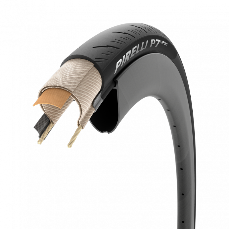 Pirelli P7 Sport - Road Tyre 700c - Black-3