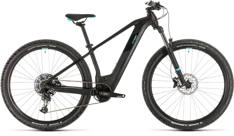 2020 Cube Access Hybrid Ex 500 Electric HT Mountain Bike in Black