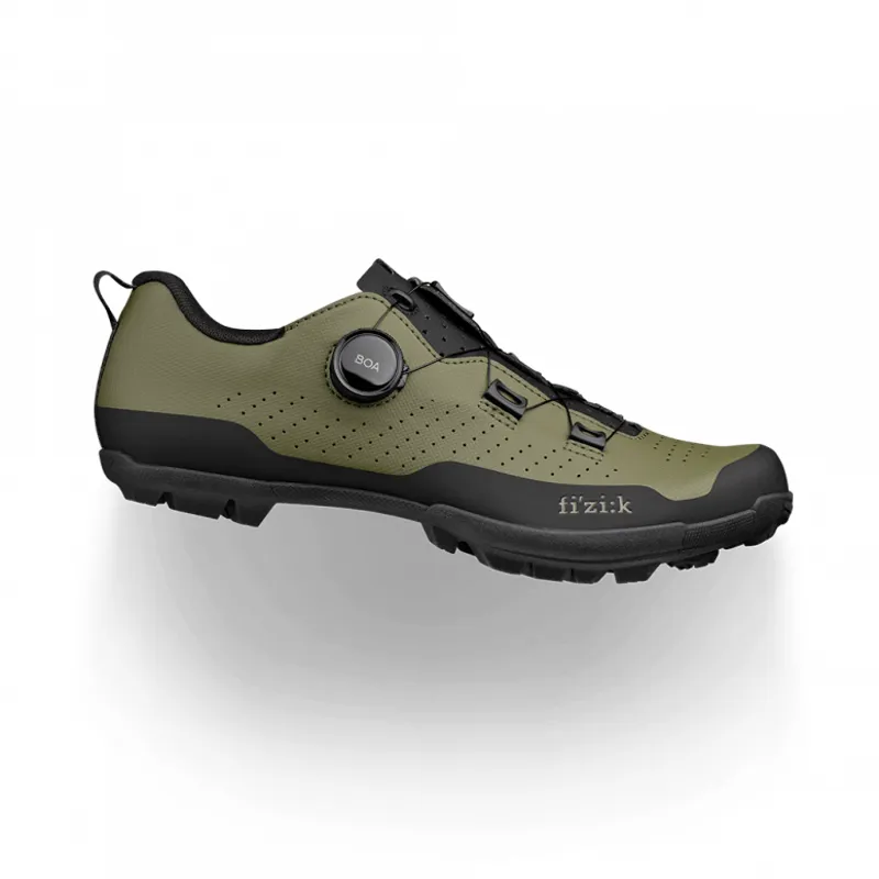 Fi'zi:K Terra Atlas - Gravel / Mountain Bike 2bolt shoe - Green