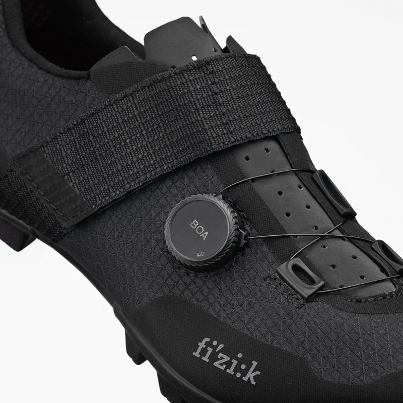 Fi'zi:K Vento Ferox - 2 bolt Mountain Bike / Gravel Shoe - Black-6