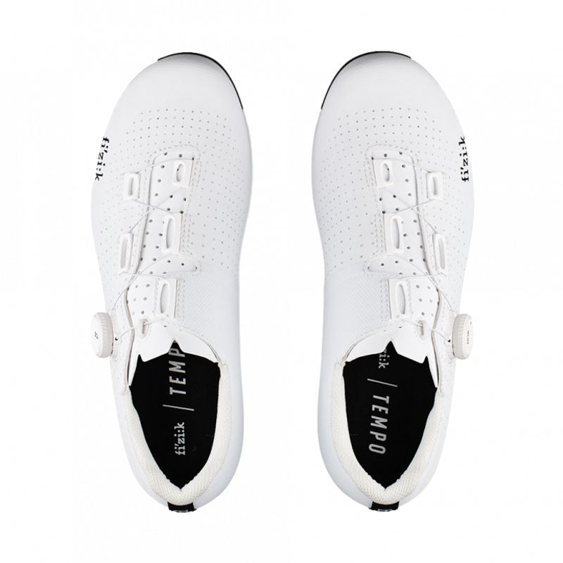 Fi'zi:K Tempo Decos - Wide fit - 3bolt Road Shoes - White-1
