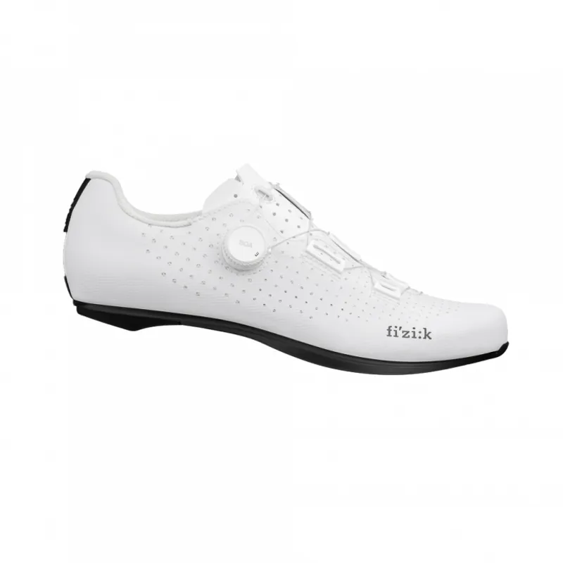 Fi'zi:K Tempo Decos - Wide fit - 3bolt Road Shoes - White