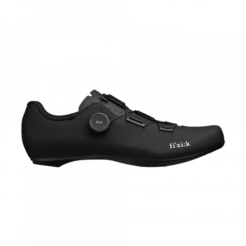 Fi'zi:K Tempo Decos - Wide fit - 3bolt Road Shoes - Black
