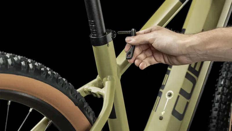 2023 Cube Reaction Race - Electric Mountain Bike - Olive/Green-6