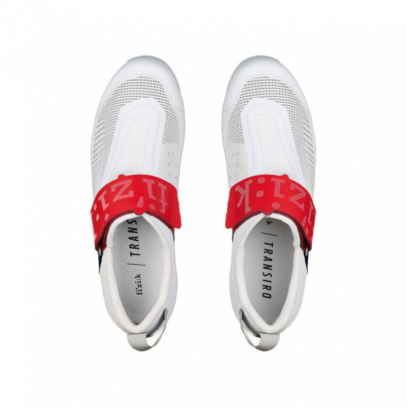 Fi'zi:K Transiro Hydra Aeroweave Carbon - Tri Road Shoe - White / Red / Blue-4