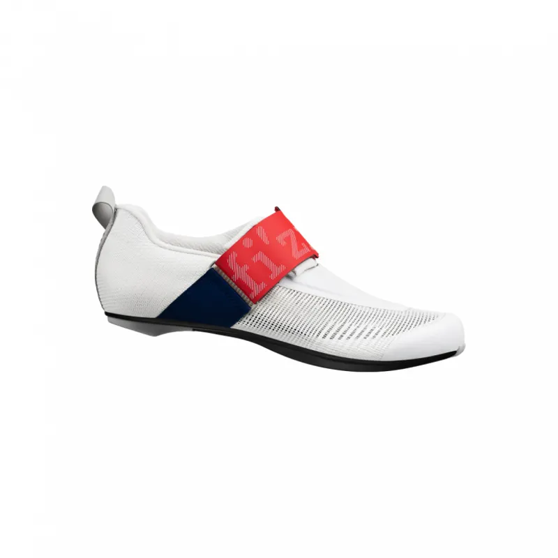 Fi'zi:K Transiro Hydra Aeroweave Carbon - Tri Road Shoe - White / Red / Blue