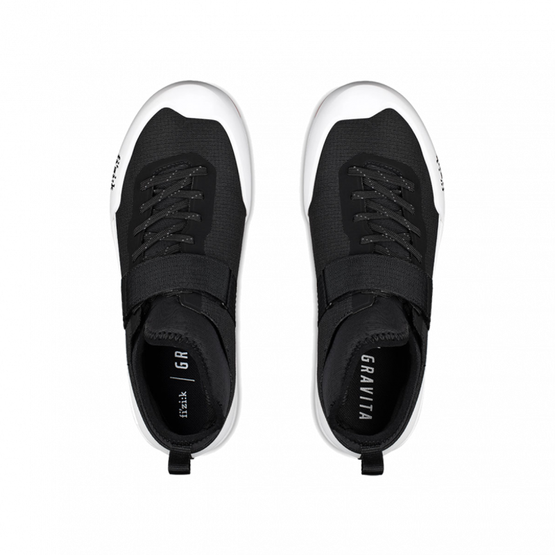Fi'zi:K Gravita Tensor - 2Bolt Mountain Bike Shoe - Black / White-2