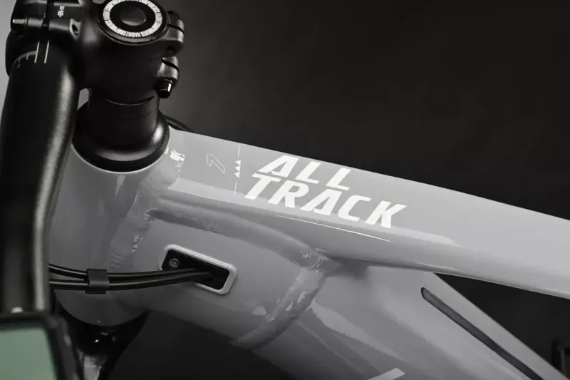 Haibike AllTrack 7 High Frame E-MTB in Urban Grey/White/Glossy-4