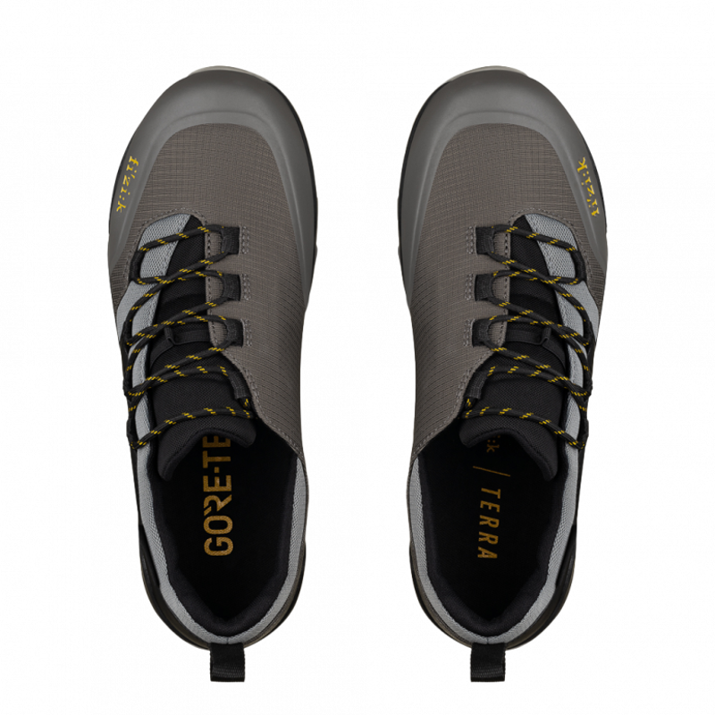 Fi'zi:K Terra Ergolace GTX Clip - 2bolt Mountain Bike Shoes - Grey / Black-4