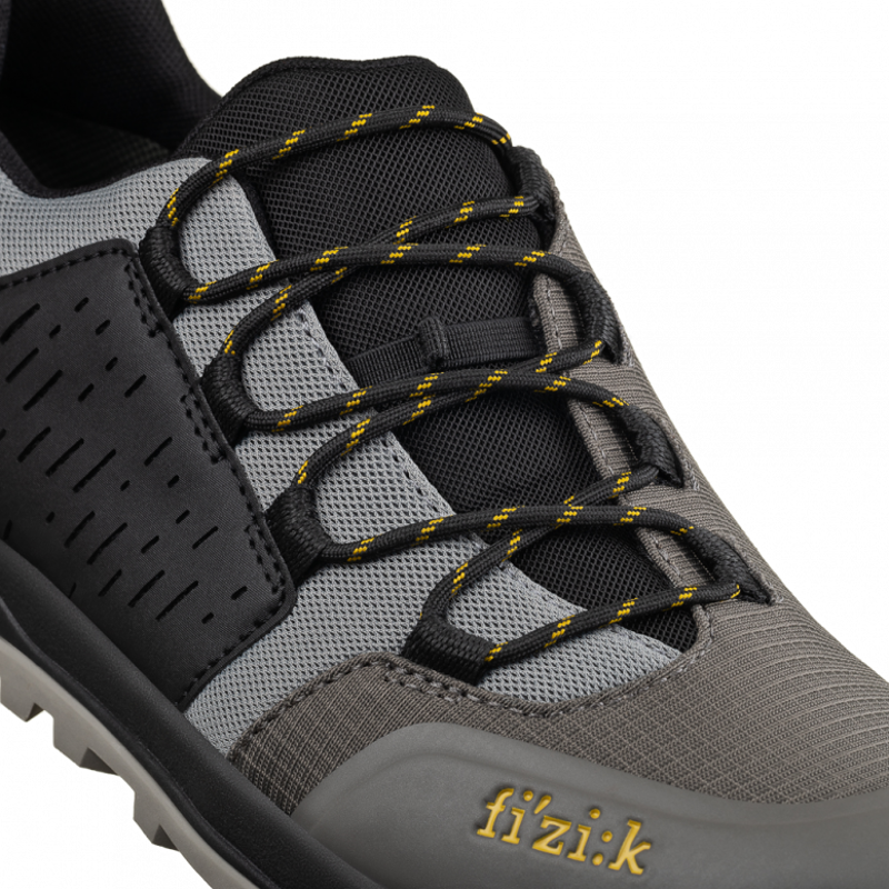Fi'zi:K Terra Ergolace GTX - Flat Mountain Bike Shoe - Grey / Black-5