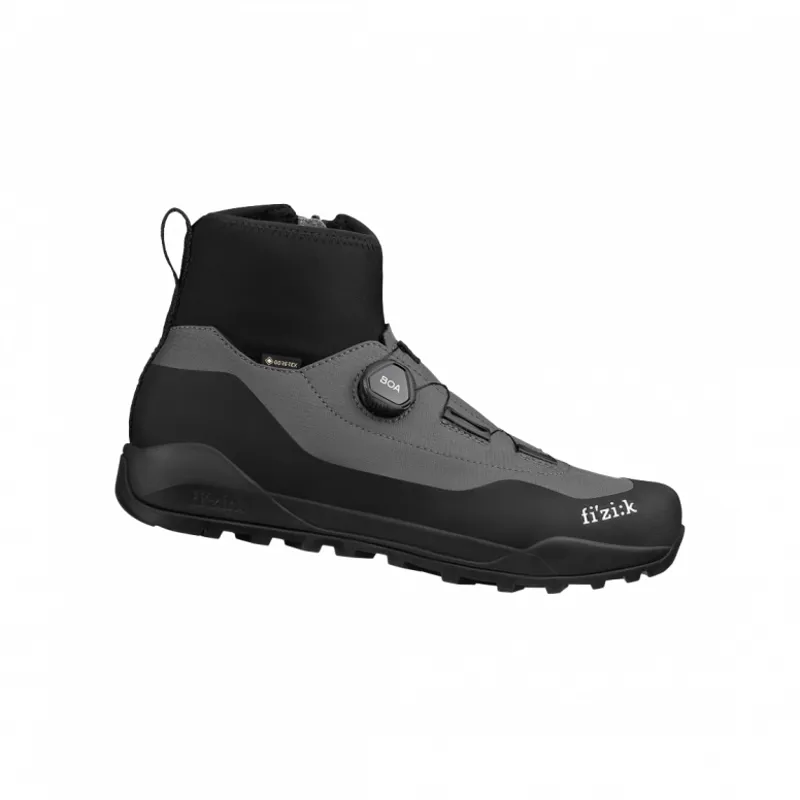 Fi'zi:K Terra Nanuq X2 - Flat Winter Mountain Bike Shoe - Black/Grey