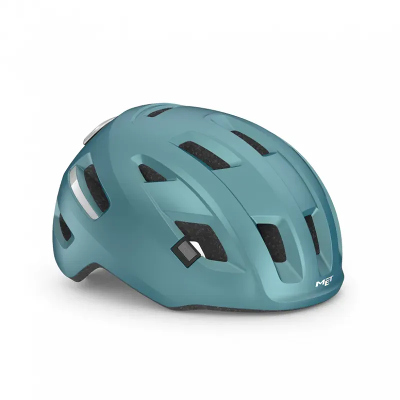 Met E-Mob Helmet in Teal/Black