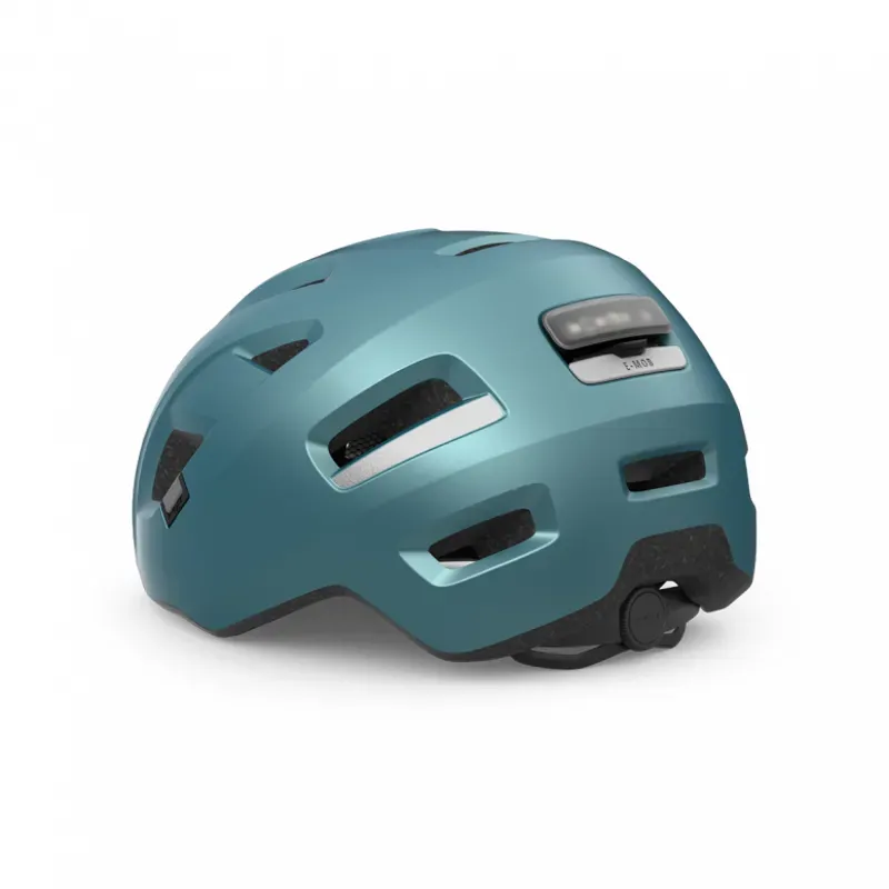 Met E-Mob Helmet in Teal/Black-2