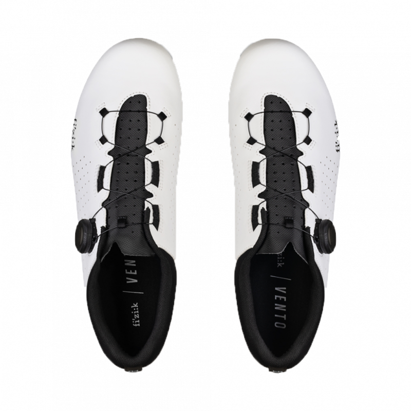 Fi'zi:K Vento Omna - Wide Fit 3bolt Road Cycling Shoes - White / Black-2