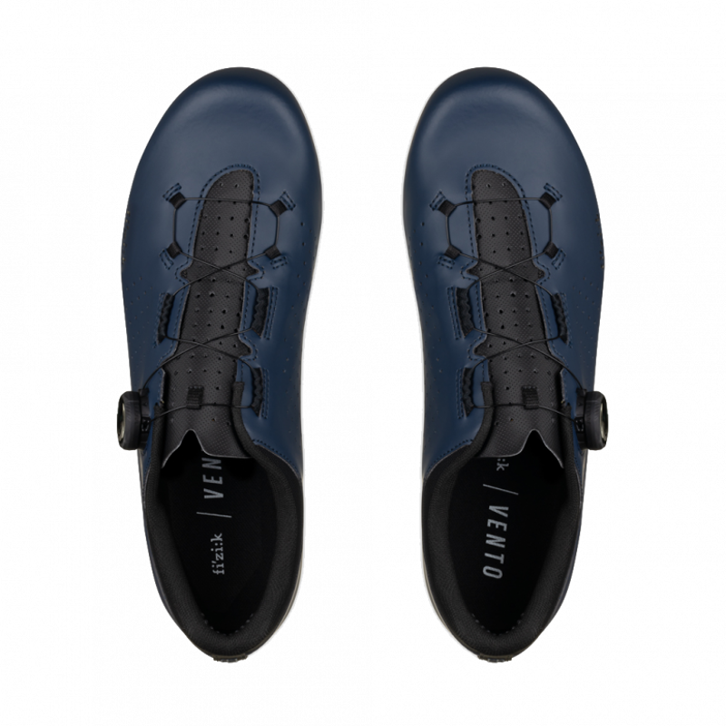 Fi'zi:K Vento Omna - Wide Fit 3bolt Road Cycling Shoes - Navy / Black-3