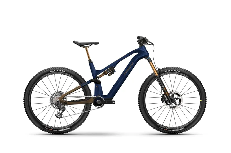 2024 Haibike Lyke SE - Electric Full Suspension MTB - Navy / Bronze