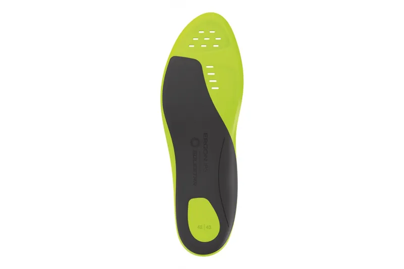 Ergon IP3 Solestar Cycling Insoles in Black/Green