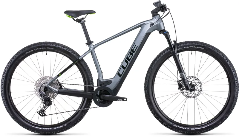 2022 Cube Reaction Hybrid Pro 625 - Electric Mountain Bike - Grey