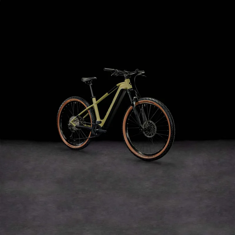 2023 Cube Reaction Race - Electric Mountain Bike - Olive/Green-2