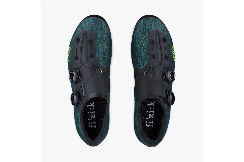 Fizik R1 Infinito Knit Road Shoe in Blue/Yellow-7